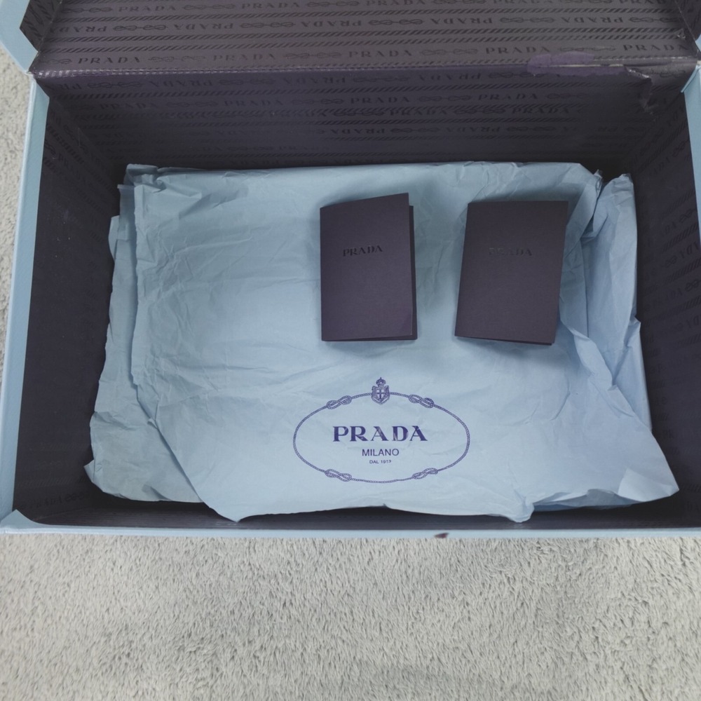 Prada Espadrilles Logo Quilted Matelasse Flats - Picture 8 of 16